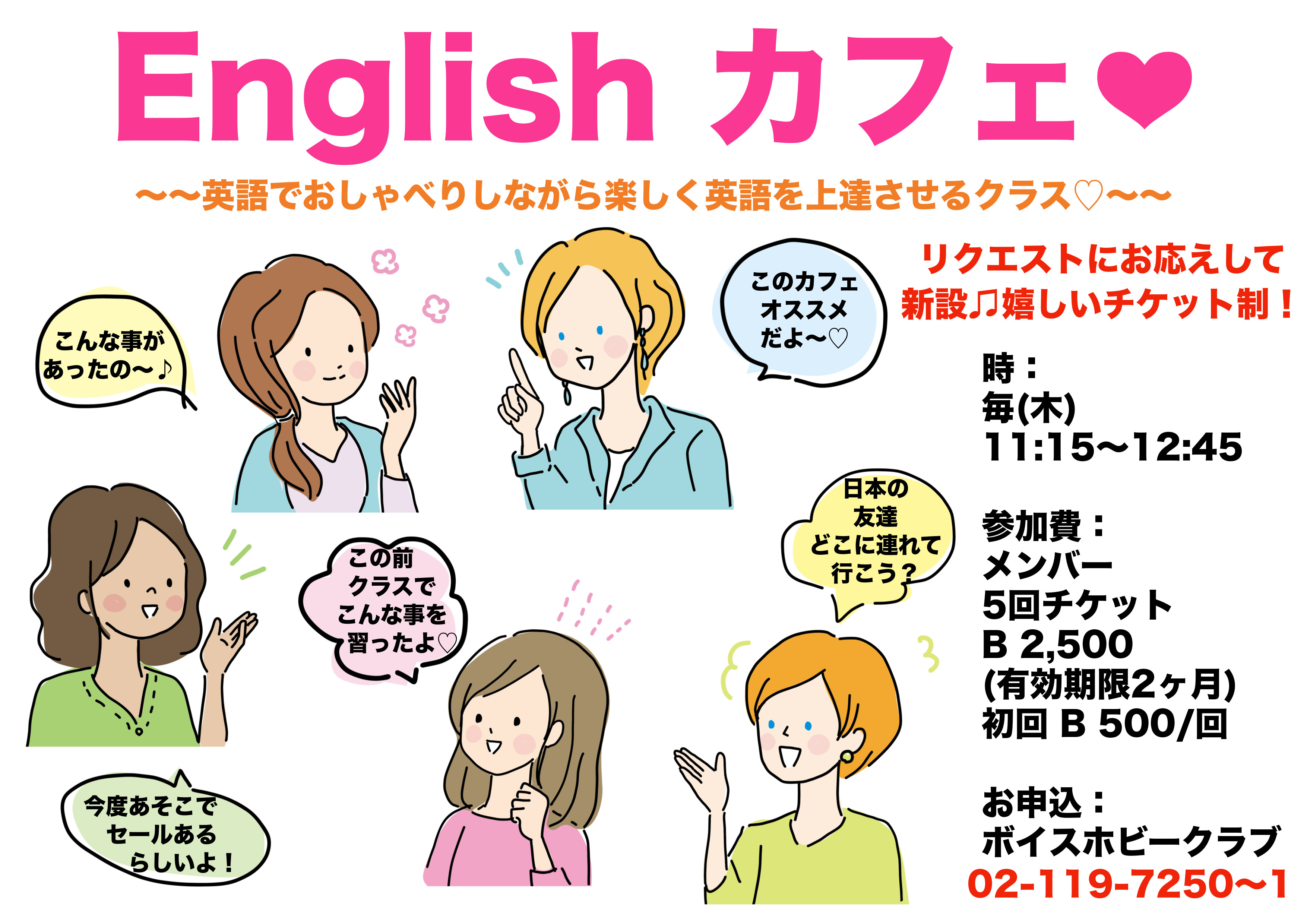 新 Englishカフェ ビギナーレベル Voice Hobby Club